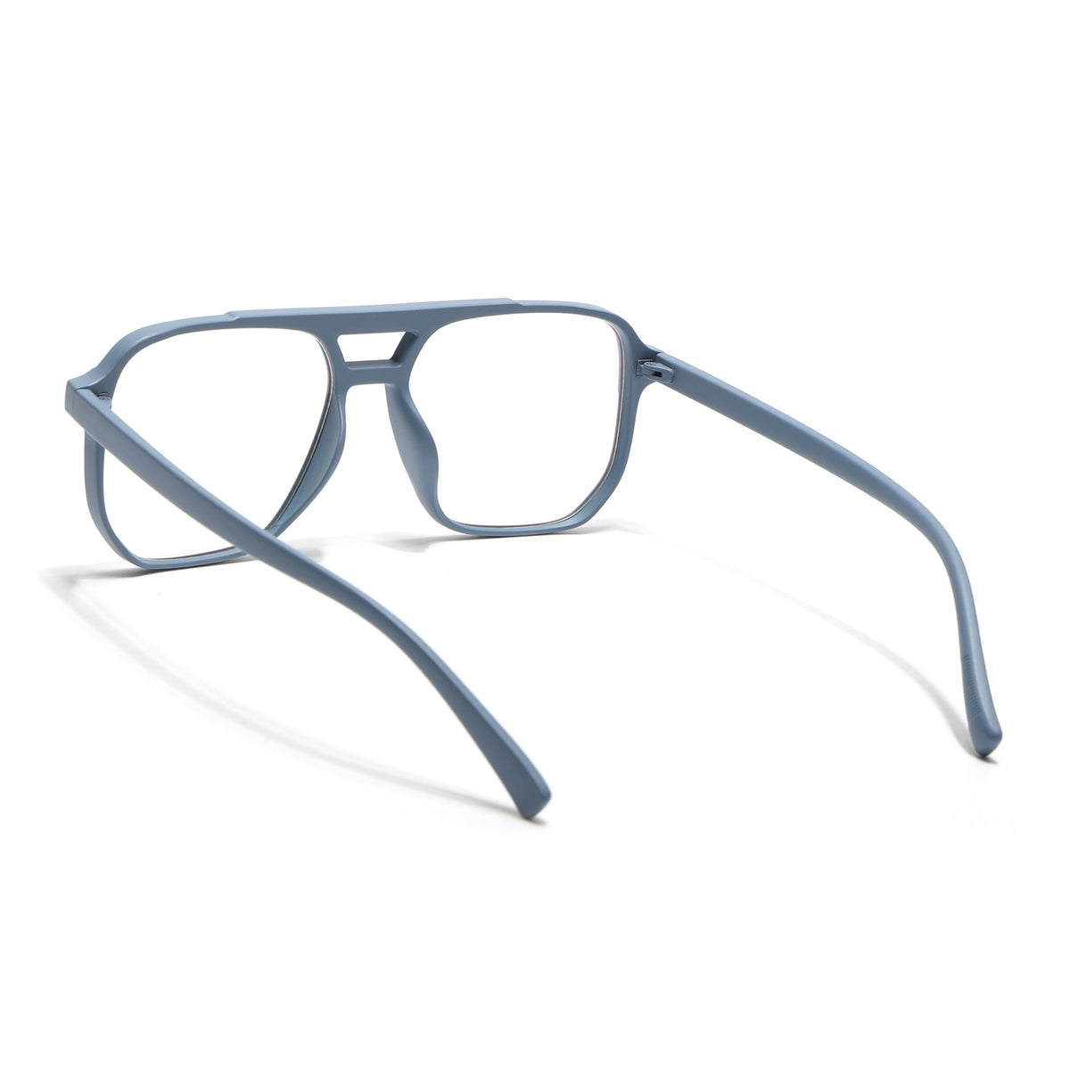 Eyejack Canment Sky Blue Wayfarer Eyeglasses for Men & Women (CM28014FCL1893-C6)