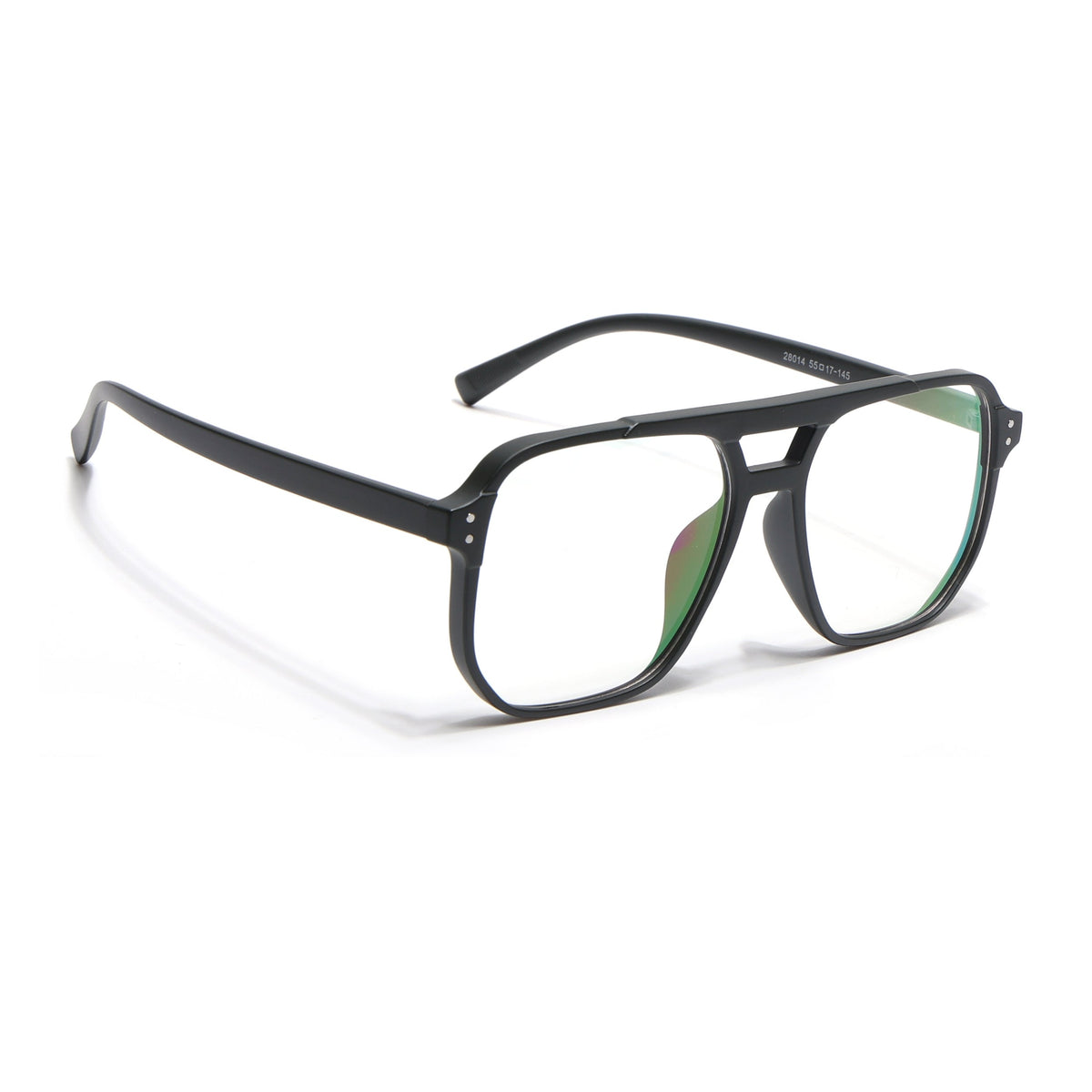 Eyejack Canment Olive Wayfarer Eyeglasses for Men & Women (CM28014FCL1895-C8)