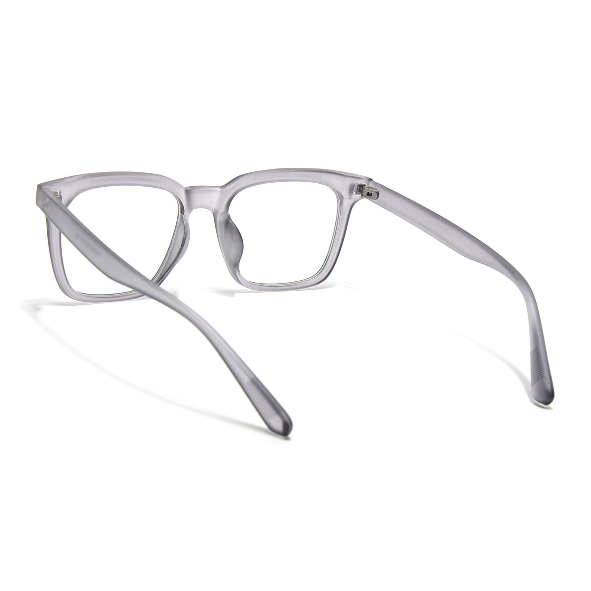 Eyejack Canment Grey Square Eyeglasses for Men & Women (CM28022FCL1900-C3)
