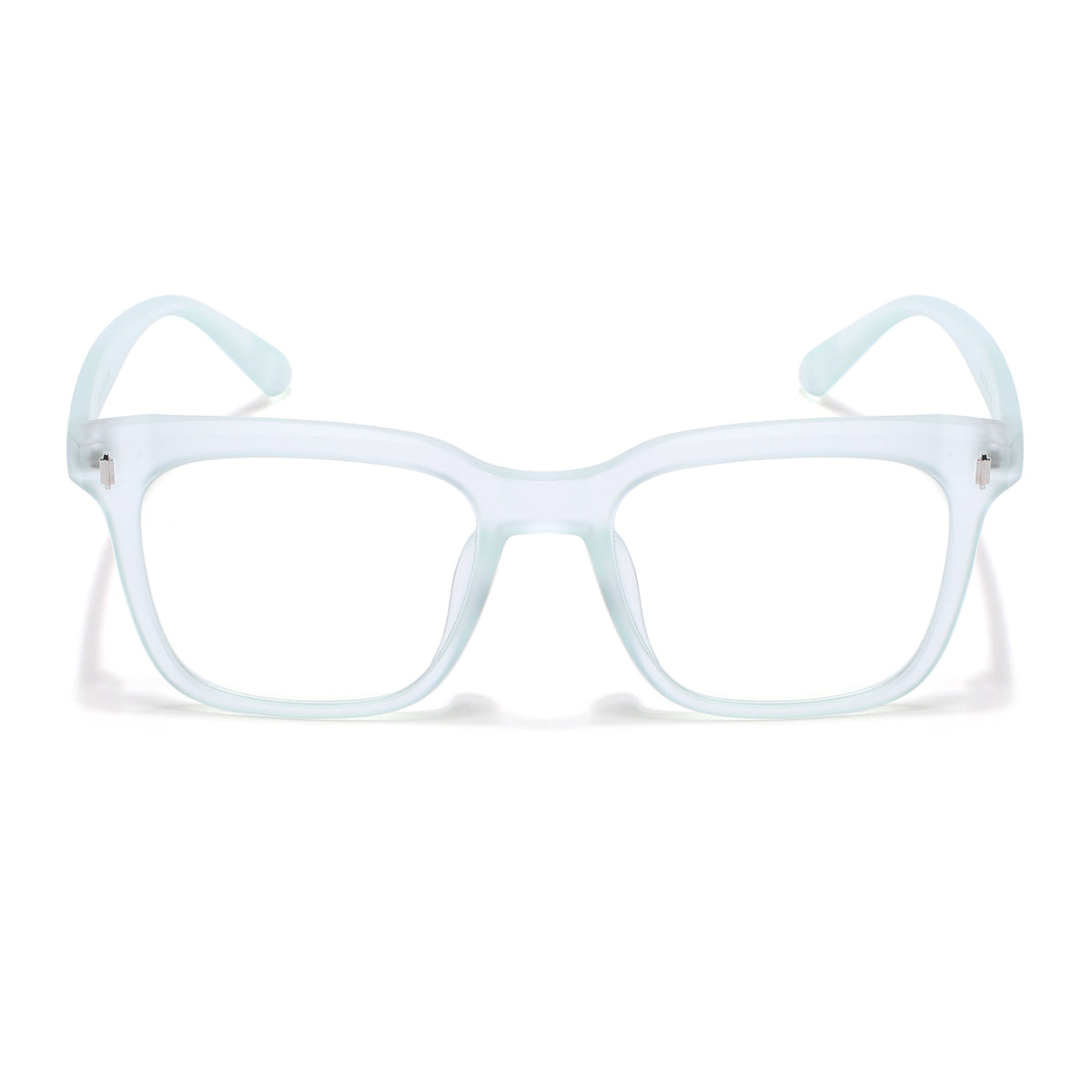Eyejack Canment Sea Green Square Eyeglasses for Men & Women (CM28022FCL1907-C10)