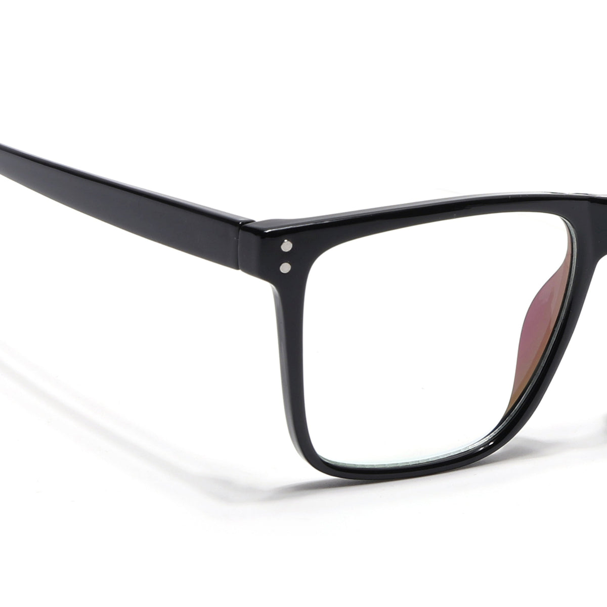 Eyejack Canment Shine Black Wayfarer Eyeglasses for Men & Women (CM28023FCL1908-C1)