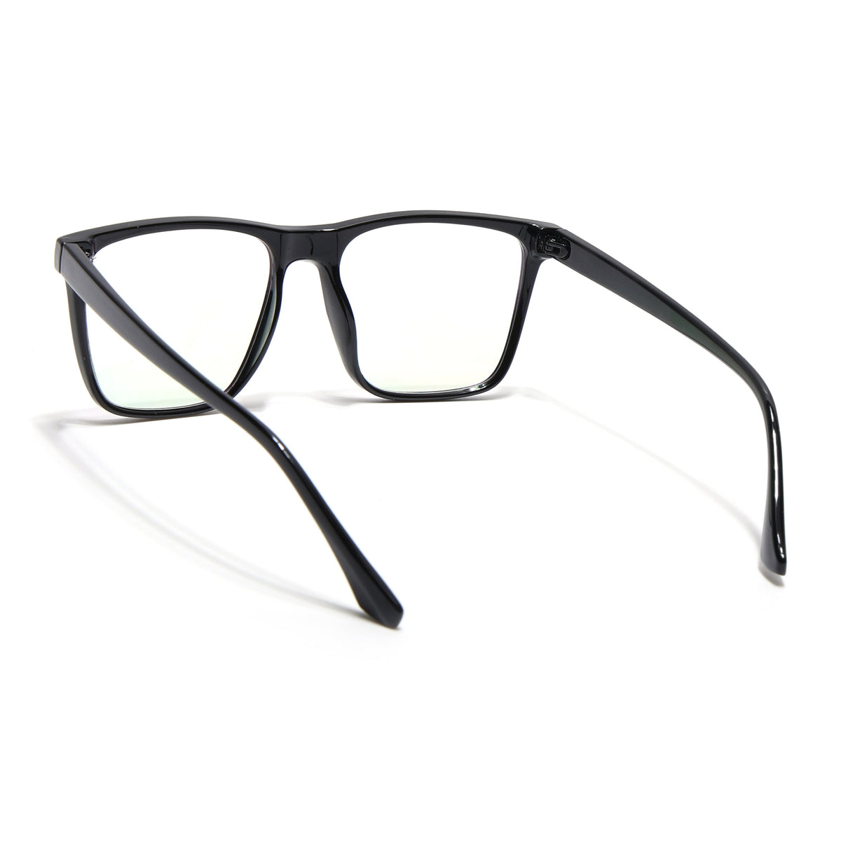 Eyejack Canment Shine Black Wayfarer Eyeglasses for Men & Women (CM28023FCL1908-C1)