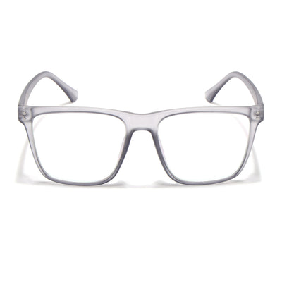 Eyejack Canment Grey Wayfarer Eyeglasses for Men & Women (CM28023FCL1910-C3)