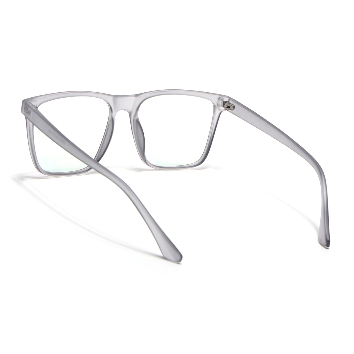 Eyejack Canment Grey Wayfarer Eyeglasses for Men & Women (CM28023FCL1910-C3)