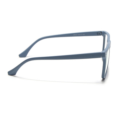 Eyejack Canment Sky Blue Wayfarer Eyeglasses for Men & Women (CM28023FCL1913-C6)