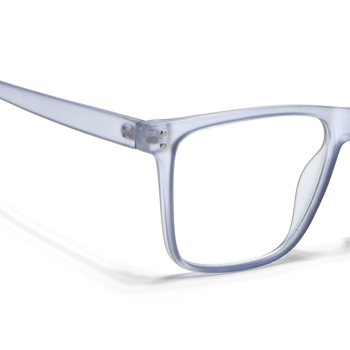 Eyejack Canment Blue Wayfarer Eyeglasses for Men & Women (CM28023FCL1914-C7)