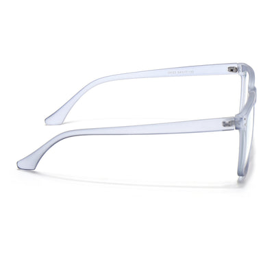 Eyejack Canment Blue Wayfarer Eyeglasses for Men & Women (CM28023FCL1914-C7)