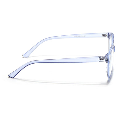 Eyejack Canment Blue Cateye Eyeglasses for Women (CM28024FCL1919-C2)