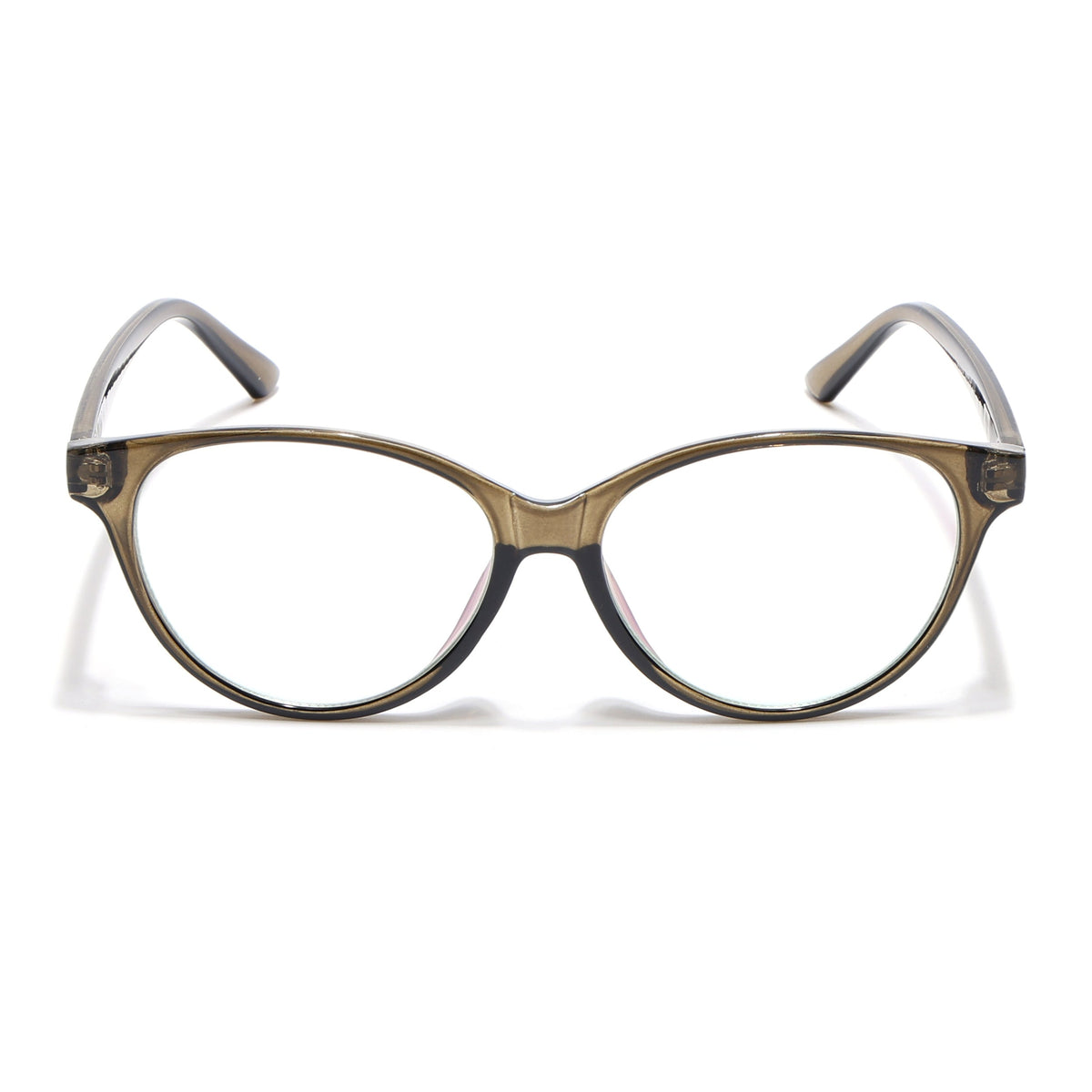 Eyejack Canment Olive Cateye Eyeglasses for Women (CM28024FCL1920-C3)