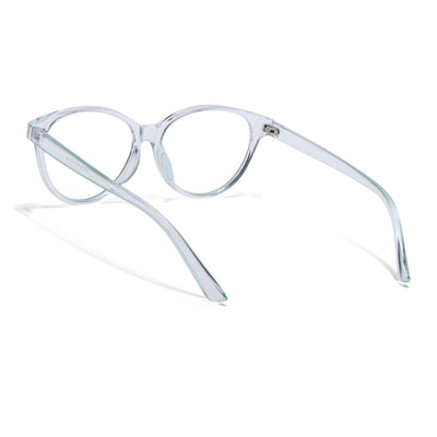 Eyejack Canment Sea Green Cateye Eyeglasses for Women (CM28024FCL1921-C4)
