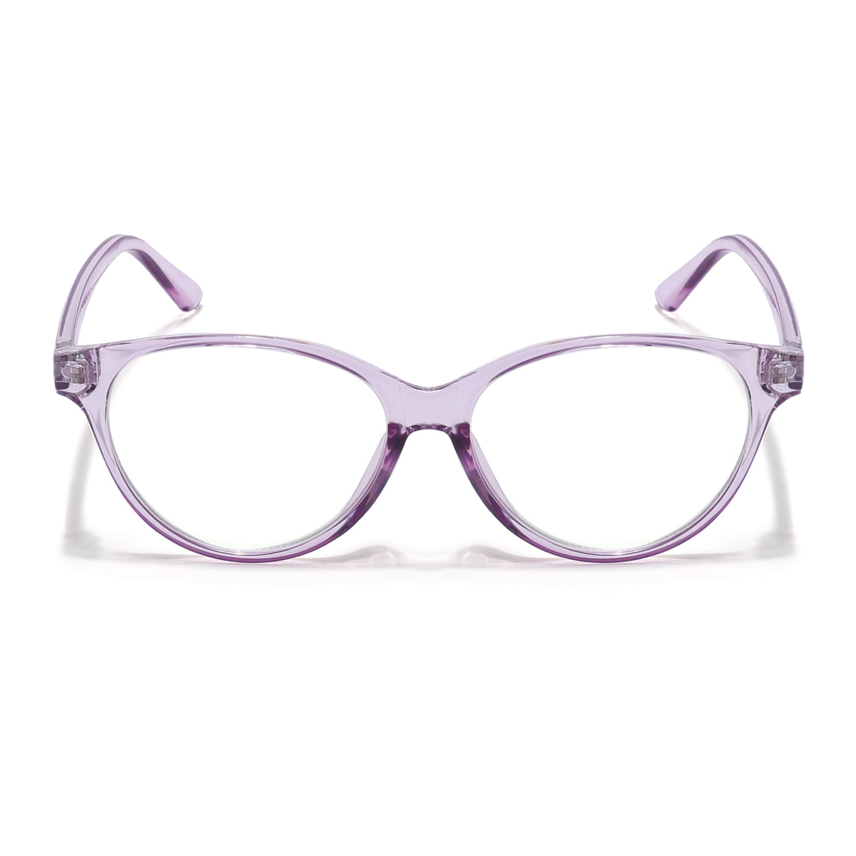 Eyejack Canment Purple Cateye Eyeglasses for Women (CM28024FCL1922-C5)