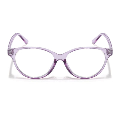 Eyejack Canment Purple Cateye Eyeglasses for Women (CM28024FCL1922-C5)