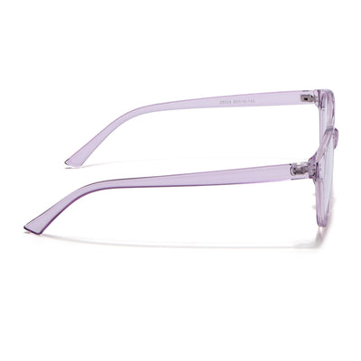 Eyejack Canment Purple Cateye Eyeglasses for Women (CM28024FCL1922-C5)
