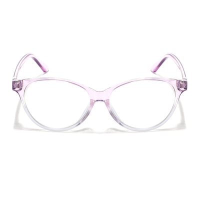 Eyejack Canment Light Purple Cateye Eyeglasses for Women (CM28024FCL1923-C6)