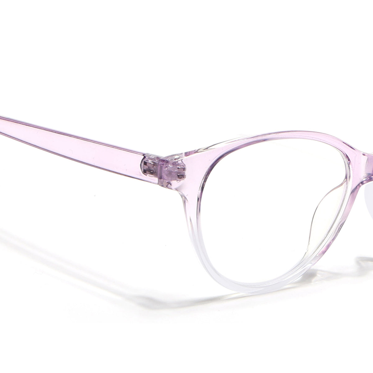 Eyejack Canment Light Purple Cateye Eyeglasses for Women (CM28024FCL1923-C6)