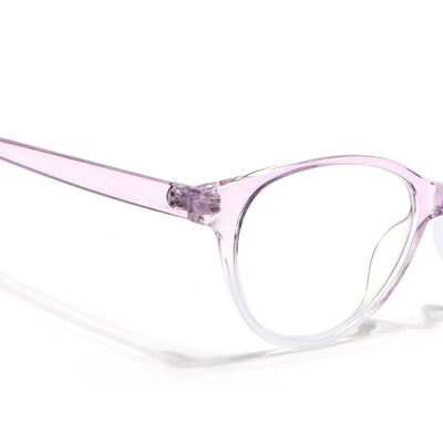 Eyejack Canment Light Purple Cateye Eyeglasses for Women (CM28024FCL1923-C6)