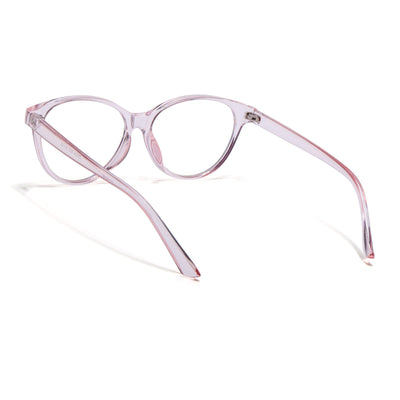 Eyejack Canment Pink Cateye Eyeglasses for Women (CM28024FCL1924-C7)
