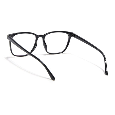 Eyejack Canment Shine Black Wayfarer Eyeglasses for Men & Women (CM28030FCL1926-C1)