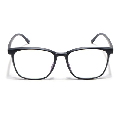 Eyejack Canment Matt Black Wayfarer Eyeglasses for Men & Women (CM28030FCL1927-C2)