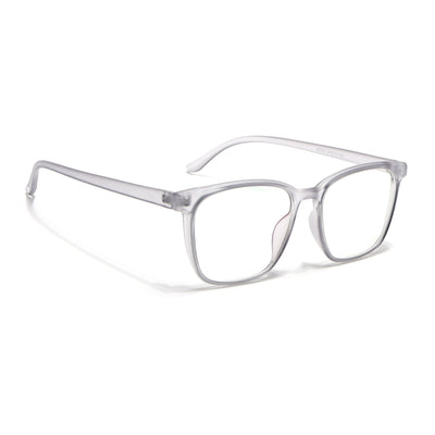 Eyejack Canment Grey Wayfarer Eyeglasses for Men & Women (CM28030FCL1928-C3)