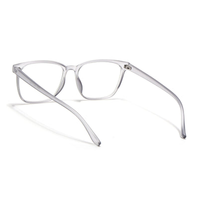 Eyejack Canment Grey Wayfarer Eyeglasses for Men & Women (CM28030FCL1928-C3)