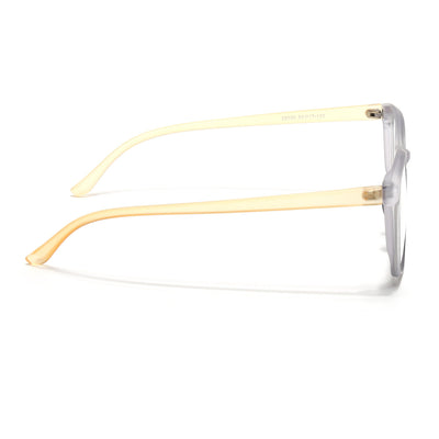 Eyejack Canment Grey Wayfarer Eyeglasses for Men & Women (CM28030FCL1929-C4)