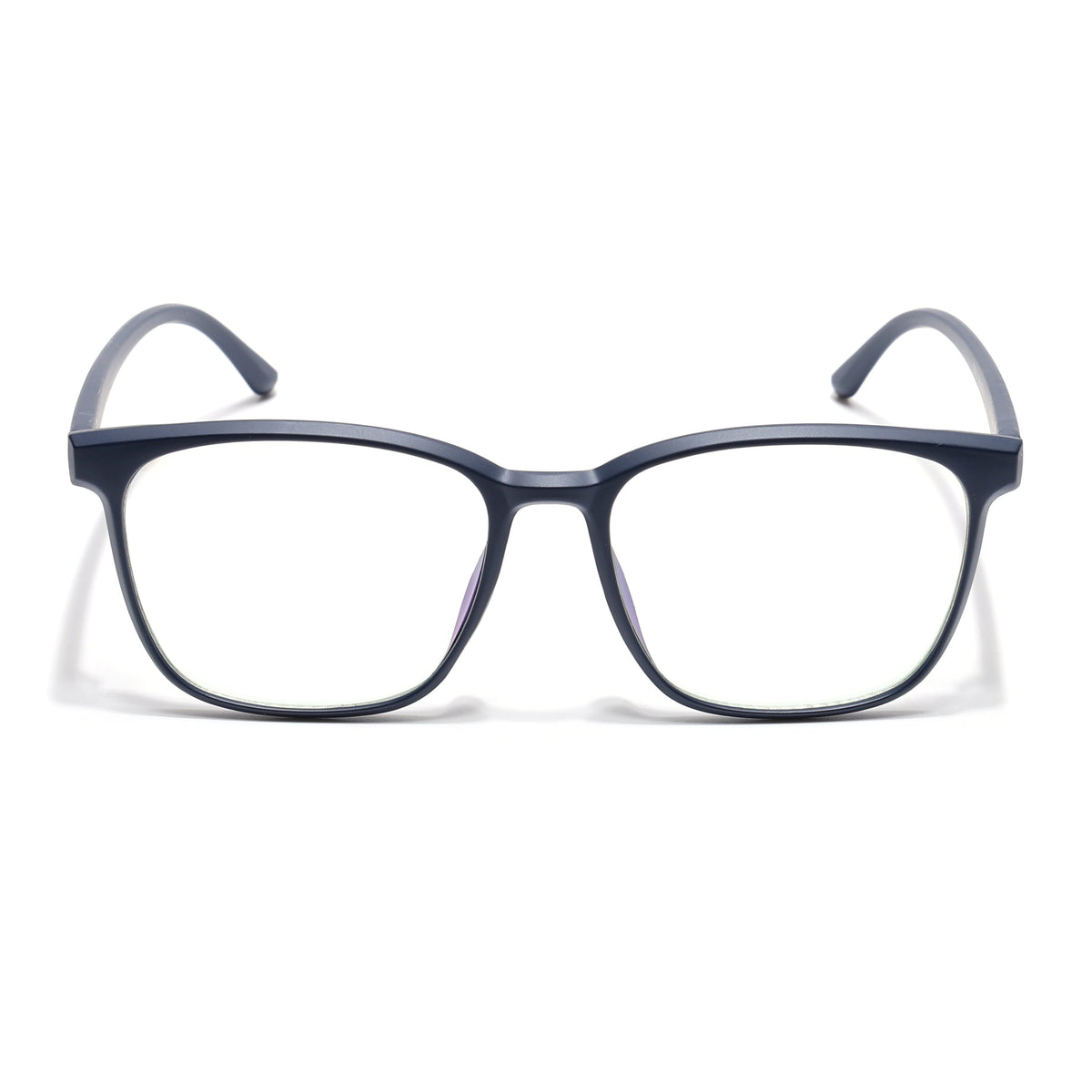 Eyejack Canment Navy Blue Wayfarer Eyeglasses for Men & Women (CM28030FCL1930-C5)