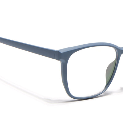 Eyejack Canment Sky Blue Wayfarer Eyeglasses for Men & Women (CM28030FCL1931-C6)