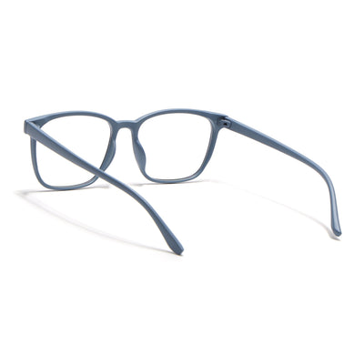Eyejack Canment Sky Blue Wayfarer Eyeglasses for Men & Women (CM28030FCL1931-C6)