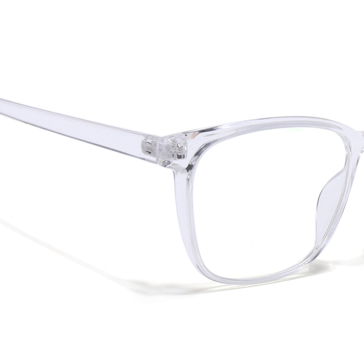 Eyejack Canment Transparent Wayfarer Eyeglasses for Men & Women (CM28030FCL1934-C9)