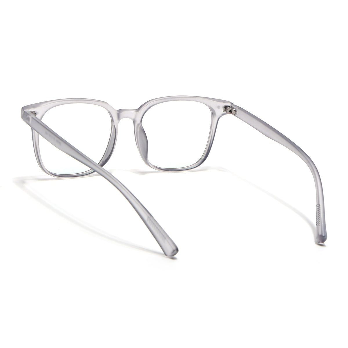 Eyejack Canment Grey Square Eyeglasses for Men & Women (CM28060FCL1938-C3)