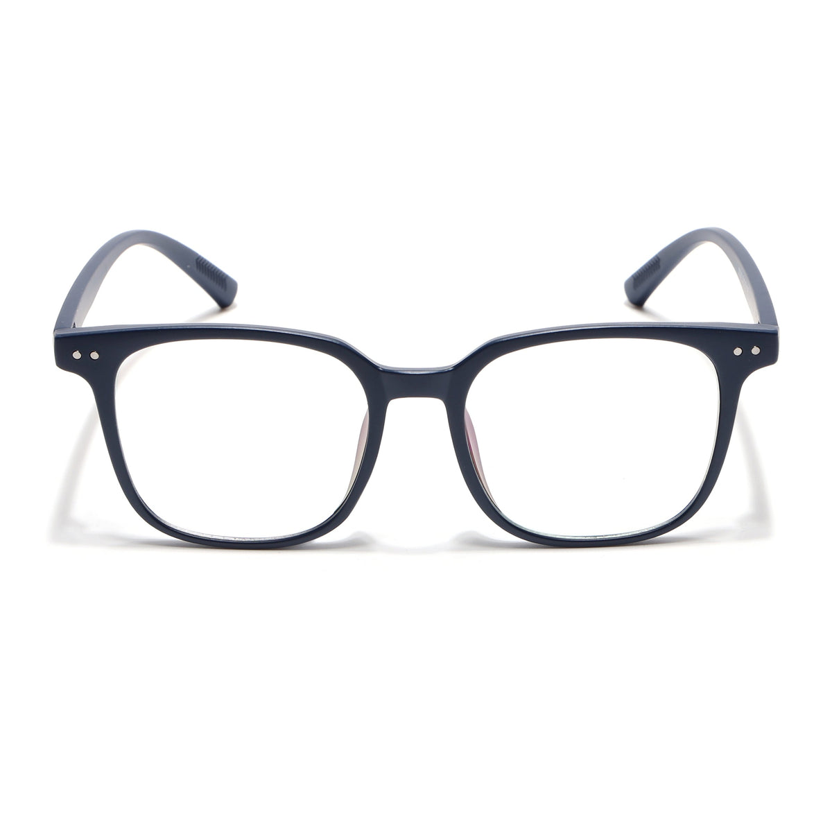 Eyejack Canment Navy Blue Square Eyeglasses for Men & Women (CM28060FCL1940-C5)