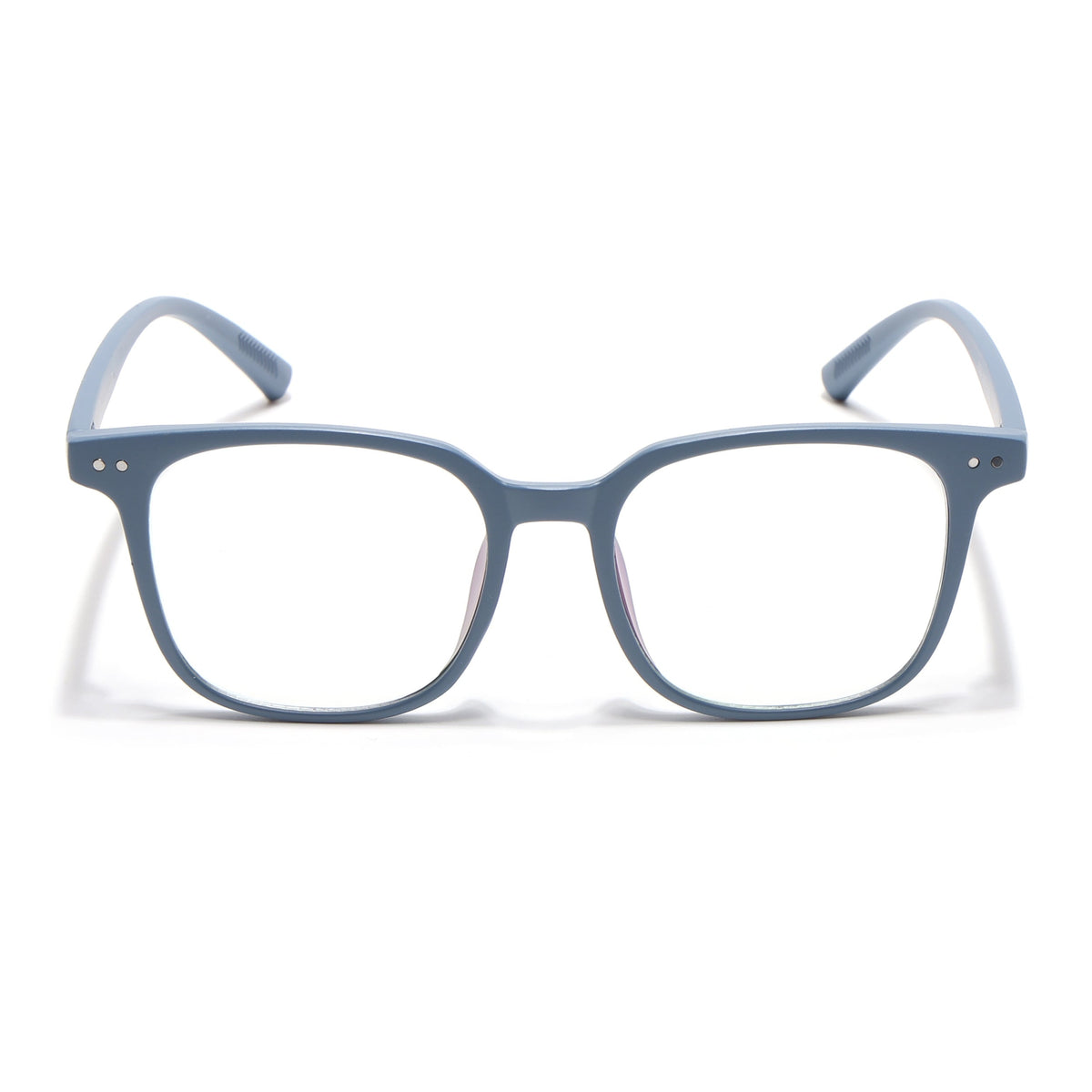 Eyejack Canment Sky Blue Square Eyeglasses for Men & Women (CM28060FCL1941-C6)