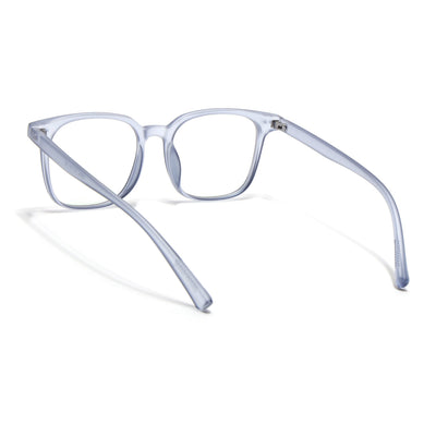 Eyejack Canment Blue Square Eyeglasses for Men & Women (CM28060FCL1942-C7)