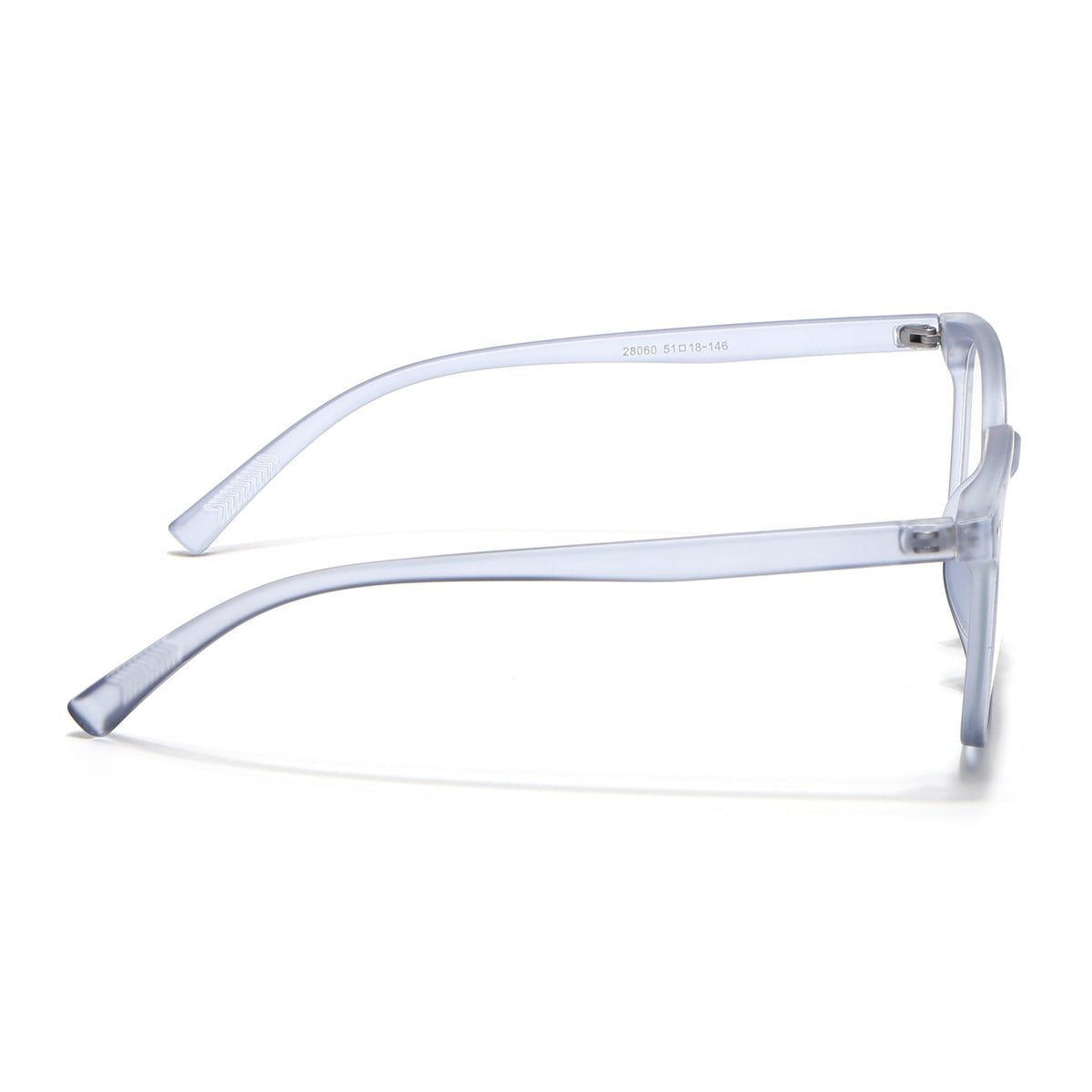 Eyejack Canment Blue Square Eyeglasses for Men & Women (CM28060FCL1942-C7)