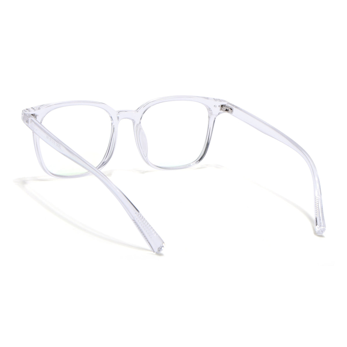 Eyejack Canment Transparent Square Eyeglasses for Men & Women (CM28060FCL1944-C9)