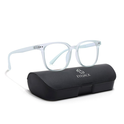 Eyejack Canment Sea Green Square Eyeglasses for Men & Women (CM28060FCL1945-C10)