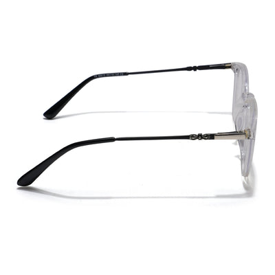EyeJack Transparent Round Eyeglasses for Men & Women (TR85610GE1700-C2)