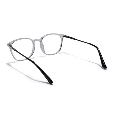 EyeJack Transparent Round Eyeglasses for Men & Women (TR85610GE1700-C2)