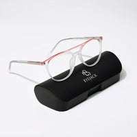 Matt Transparent & Red