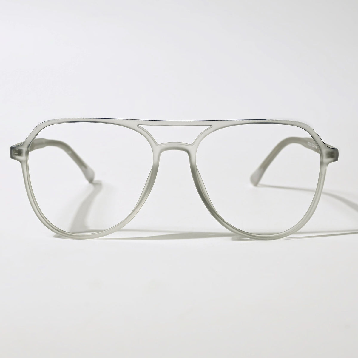 Eyejack Swift Grey & Blue Aviator Eyeglasses for Men & Women (MB23004CL155-C4)