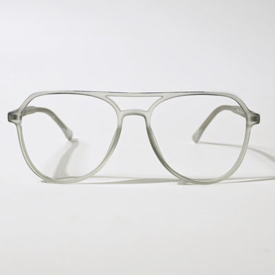 Eyejack Swift Grey & Blue Aviator Eyeglasses for Men & Women (MB23004CL155-C4)