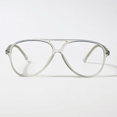 Eyejack Swift Grey & Blue Aviator Eyeglasses for Men & Women (MB23005CL163-C4)