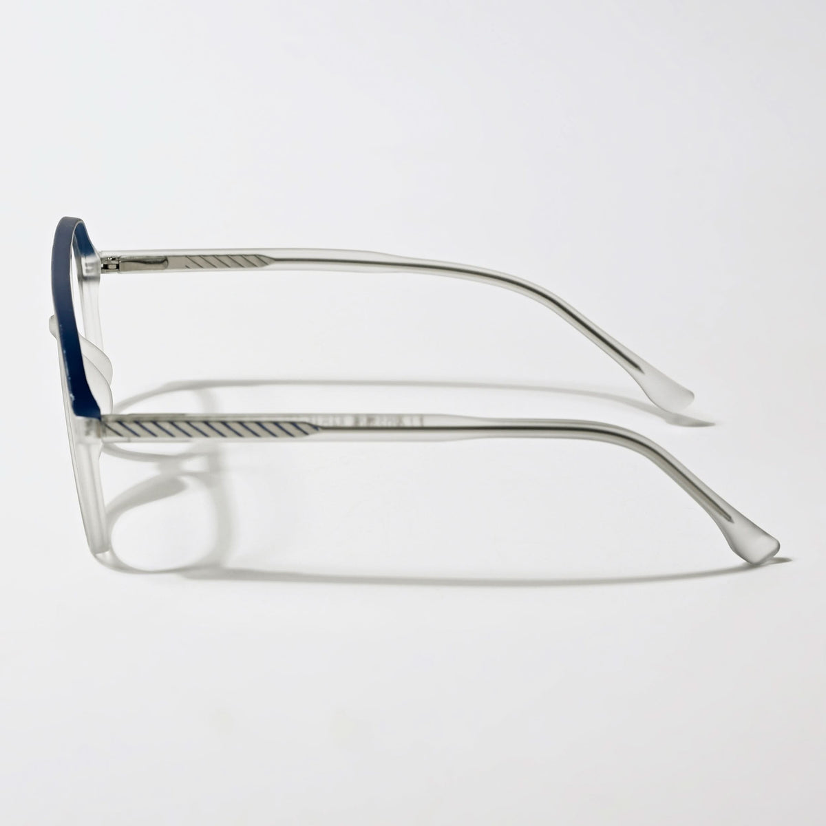 Eyejack Swift Grey & Blue Aviator Eyeglasses for Men & Women (MB23005CL163-C4)