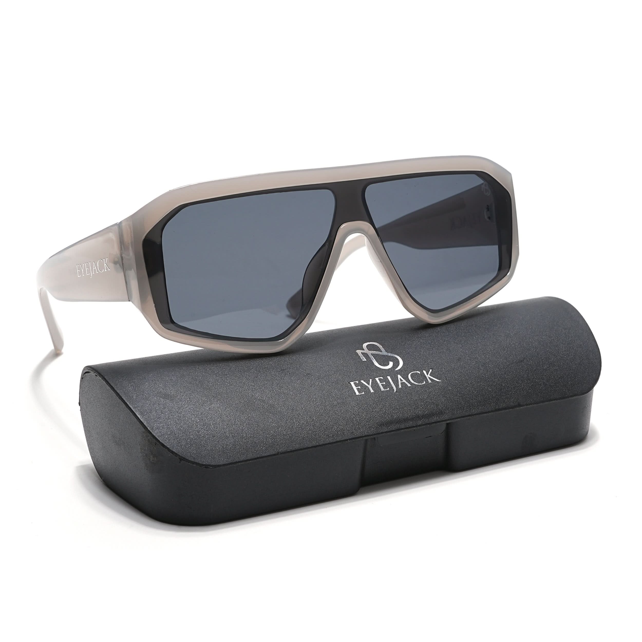 Supremo - Grey Oversize Sunglasses (ID2329CL862) – Eyejack Eyewear
