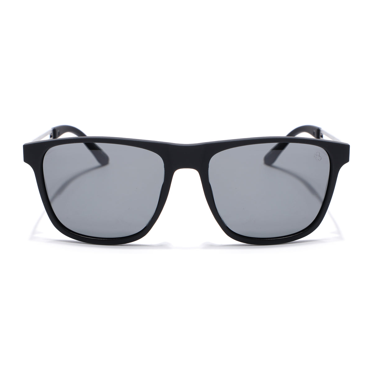 Eyejack Black Wayfarer Polarized Sunglasses for Men & Women (P1106PCL2140)