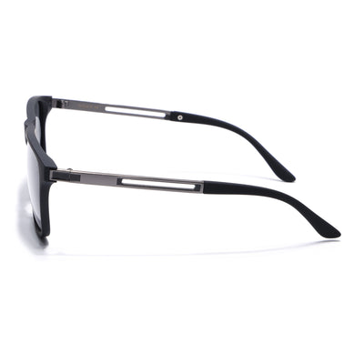 Eyejack Black Wayfarer Polarized Sunglasses for Men & Women (P1106PCL2140)