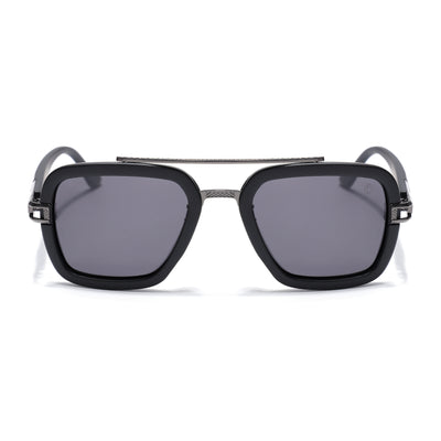 Eyejack Black Wayfarer Polarized Sunglasses for Men & Women (P888PCL2142)