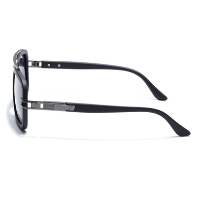 Eyejack Black Wayfarer Polarized Sunglasses for Men & Women (P888PCL2142)