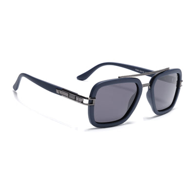 Eyejack Blue Wayfarer Polarized Sunglasses for Men & Women (P888PCL2143)